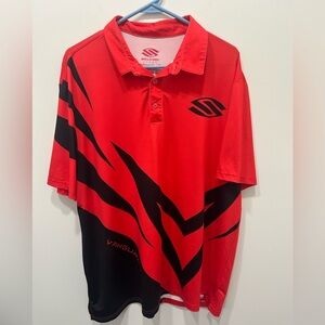 Selkirk Sport Performance Tee Jersey Men’s XL Red Logo Pickleball Stretch